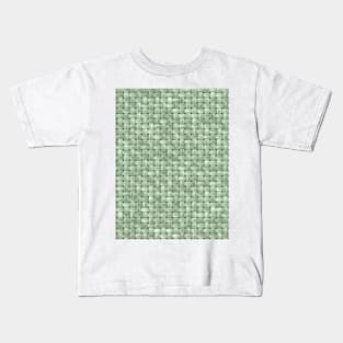 Classic pattern of gray fabric of subtle design Kids T-Shirt